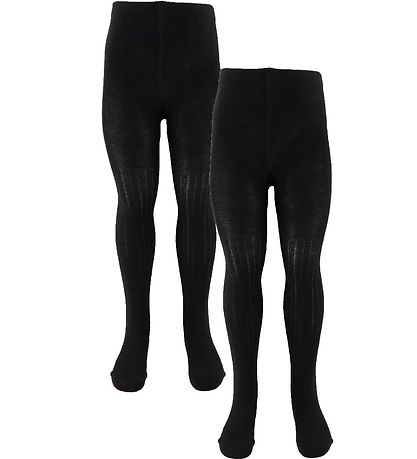 Name It Strømpebukser - Noos -  NknPantyhose - 2-pak - Sort