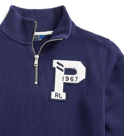 Polo Ralph Lauren Sweatshirt m. Lynlås - Navy