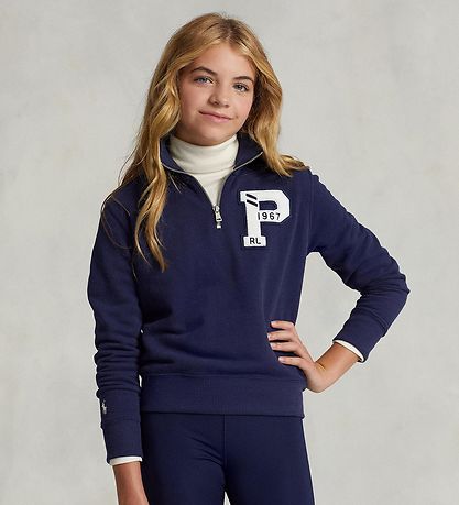Polo Ralph Lauren Sweatshirt m. Lynlås - Navy
