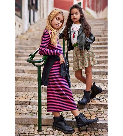 Kids Only Kjole - KogNulan - Maritime Blue/Fuchsia Rose