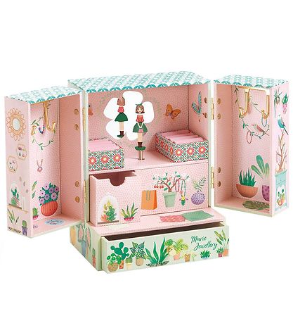 Djeco Smykkeskrin m. Musik - Træ - Musik Box