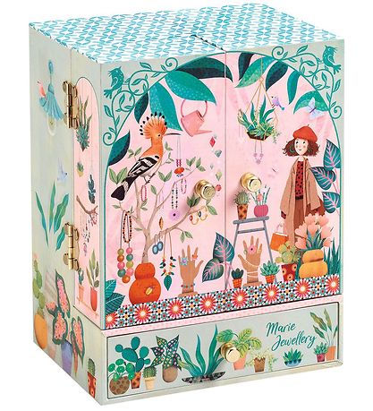 Djeco Smykkeskrin m. Musik - Træ - Musik Box