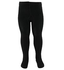 Name It Strømpebukser - Noos - Rib - NkfPantyhose - Sort m. Glim