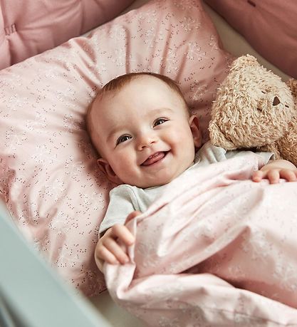 Leander Sengetøj - Baby - Meadow - Wood Rose