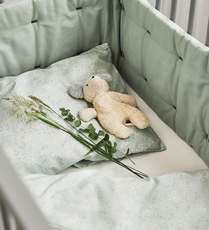 Leander Sengetøj - Junior - Meadow - Sage Green