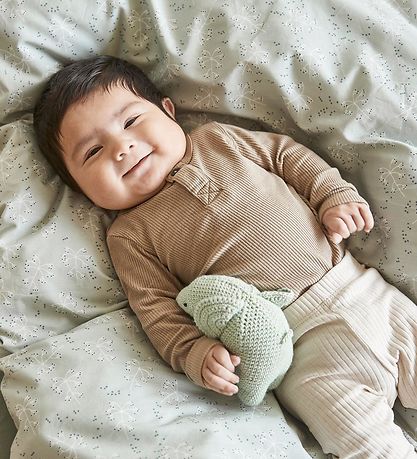 Leander Sengetøj - Junior - Meadow - Sage Green