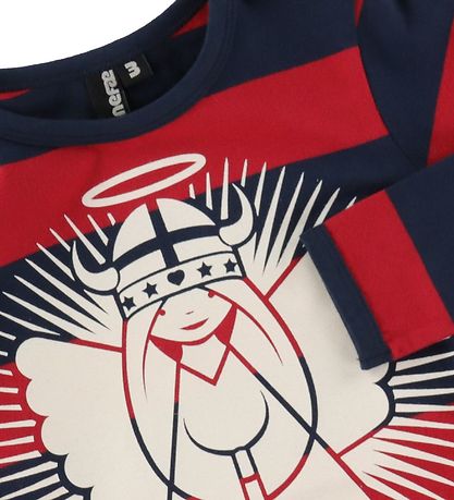 Danefæ Kjole - DaneNanna - Angel Freja - Rød/Navy 
