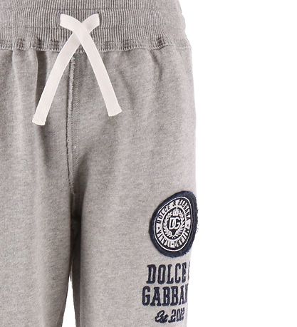 Dolce & Gabbana Sweatpants - Back To School Gym - Gråmeleret m. 