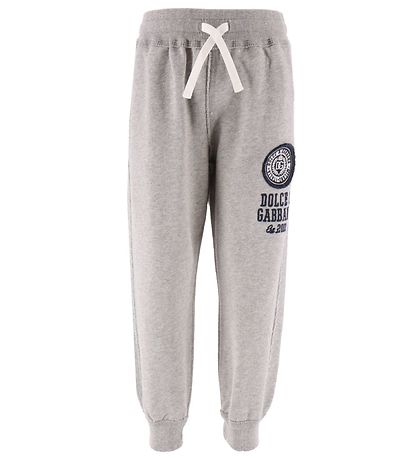 Dolce & Gabbana Sweatpants - Back To School Gym - Gråmeleret m. 