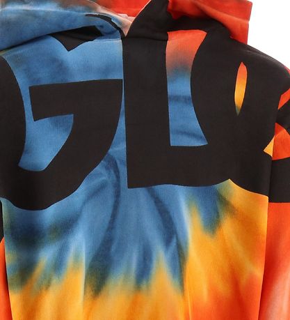 Dolce & Gabbana Hættetrøje - Eden - Blå/Orange m. Logo