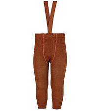 Condor Leggings m. Seler - Uld/Akryl - Terracota