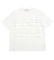 Marni T-shirt - Hvid m. Flæser