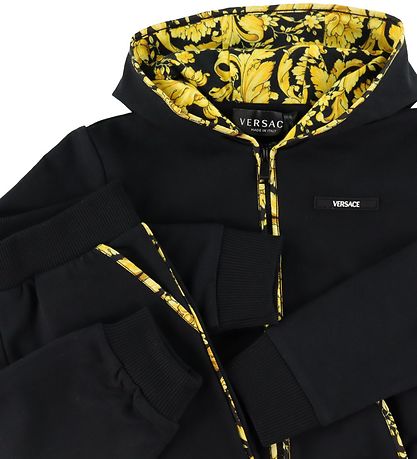 Versace Sweatsæt - Cardigan/Sweatpants - Sort/Guld