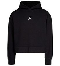 Jordan Hættetrøje - Cropped - Essentials Boxy - Sort