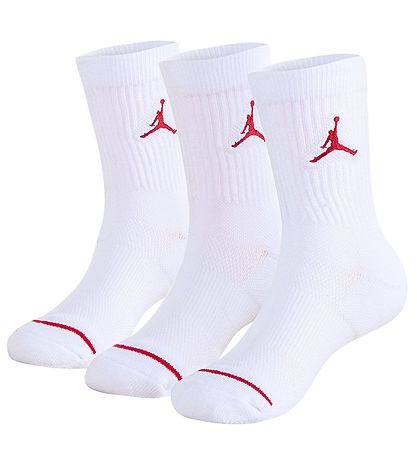 Jordan Strømper - 3-pak - Jumpman Cushioned Crew - Hvid