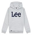 Lee Hættetrøje - Wobbly Graphic - Vintage Grey Heather