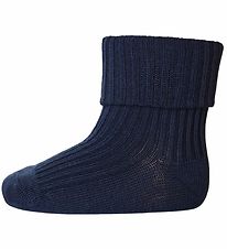 MP Strømper - Uld - Rib - Navy