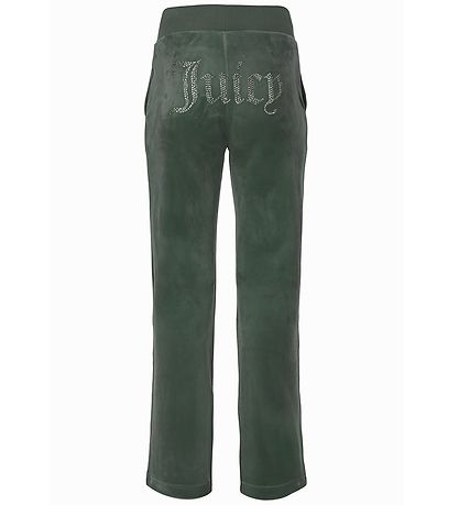 Juicy Couture Velourbukser - Dark Moss