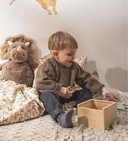 That's Mine Bluse - Flo Sweater - Earth Brown Melange