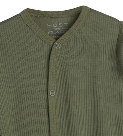 Hust and Claire Heldragt l/æ - Messi - Rib - Uld - Dusty Green