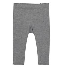 Hust and Claire Leggings - Luc - Bambus - Grå Melange