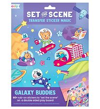 Ooly Klistermærkesæt - Set The Scene - Galaxy Buddies