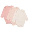 Hust and Claire Body l/æ - Blue - 3-Pak - Rosa/Hvid