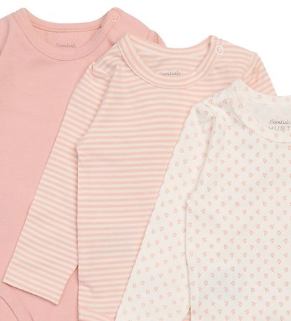 Hust and Claire Body l/æ - Blue - 3-Pak - Rosa/Hvid