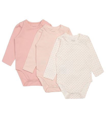 Hust and Claire Body l/æ - Blue - 3-Pak - Rosa/Hvid