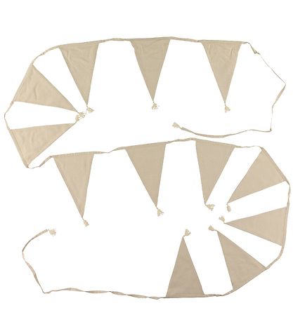 A Little Lovely Company Flagranke - 12 Cotton Flags - 400 cm - B