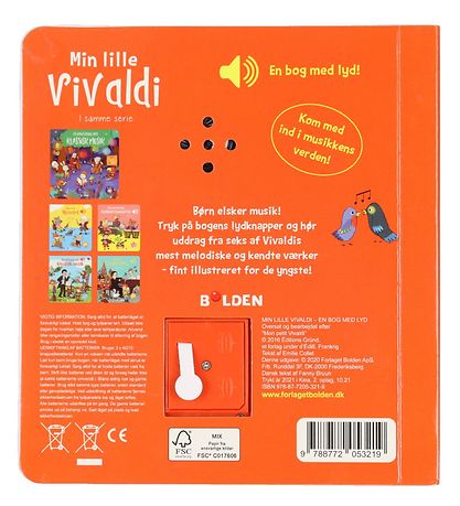 Forlaget Bolden Bog - Min Lille Vivaldi - Dansk