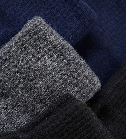 CeLaVi Handsker - Uld/Nylon - 5-pak - Sort/Blå