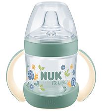 Nuk Drikkekop m. Håndtag og Tud - 150 ml - For Nature - Grøn