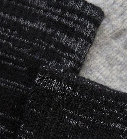 CeLaVi Luffer - Uld/Polyester - 2-pak - Grå/Sort m. Refleks