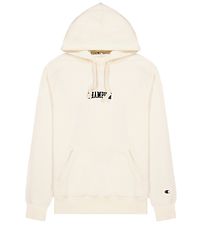 Champion Hoodie - Wit m. Logo