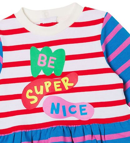 Stella McCartney Kids Kjole - Blå m. Striber