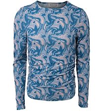 Hound Blouse - Grafisch Top - Kobalt Blue Mix