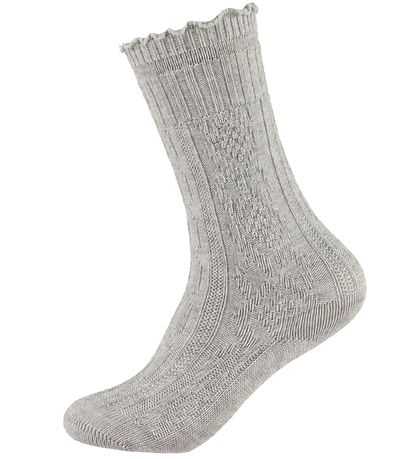 Noa Noa miniature Knæstrømper - Mini Girl Ducca - Beige/Grey