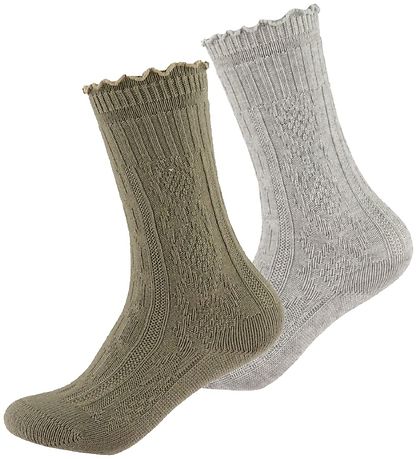 Noa Noa miniature Knæstrømper - Mini Girl Ducca - Beige/Grey
