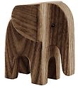 Novoform Træfigur - Elephant - Smoke Stained Ash