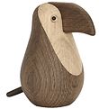 Novoform Træfigur - Toucan - Small - Natural Oak