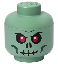 LEGO® Storage Opbevaringsboks - Lille - Hoved - 19 cm - Skelet