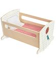 Djeco Dukketilbehør - Vugge - Rocking Bed Blue Night