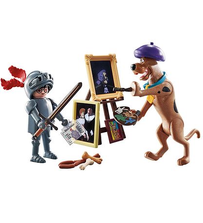 Playmobil Scooby-Doo - Eventyr med Black Kn... - 70709 - 28 Dele