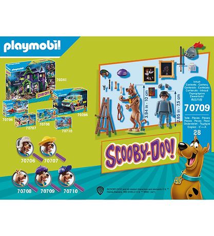 Playmobil Scooby-Doo - Eventyr med Black Kn... - 70709 - 28 Dele