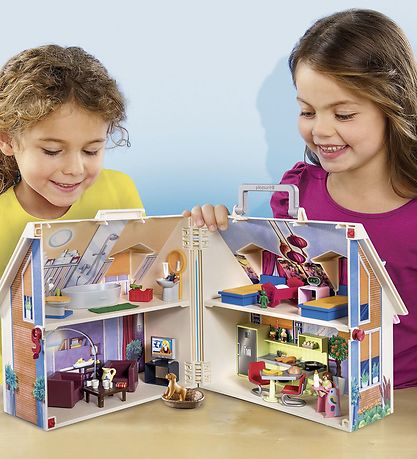 Playmobil Dollhouse - Mit Tag-med-dukkehus - 70985 - 64 Dele