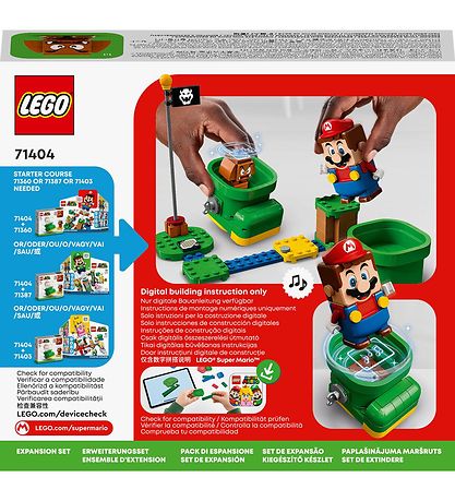 LEGO® Super Mario - Goombas Sko 71404 - Udvidelsessæt - 76 Dele