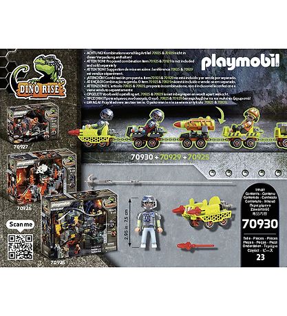 Playmobil Dino Rise - Mine Cruiser - 70930 - 23 Dele