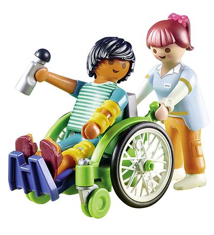 Playmobil City Life - Patient I Kørestol - 70193 - 20 Dele