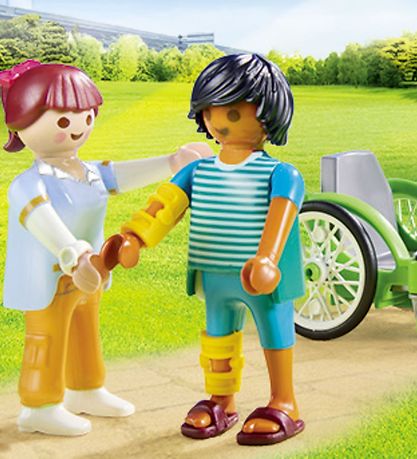 Playmobil City Life - Patient I Kørestol - 70193 - 20 Dele